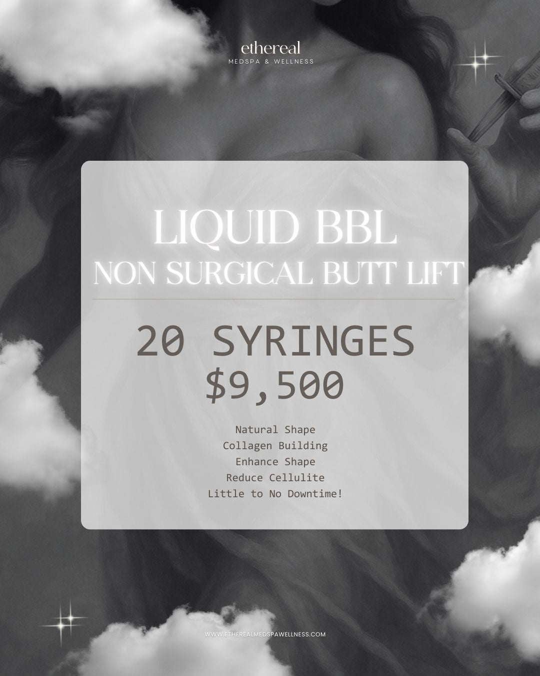 Liquid BBL: Radiesse (20 Syringes) - Non Surgical Butt Lift